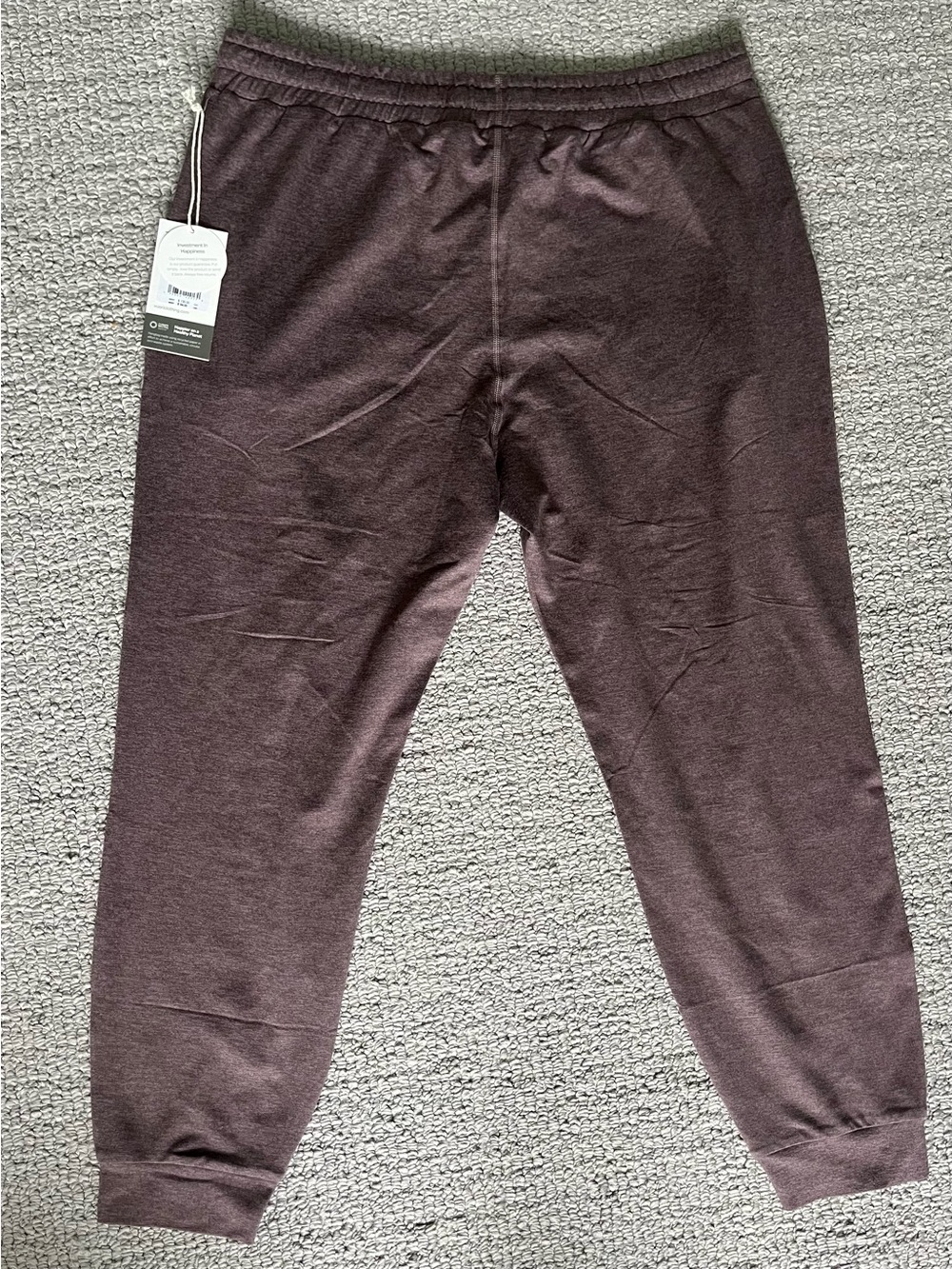 Vuori Huckleberry Heather Pullover Hoodie and Joggers matching set - Mauve color - Picture 5 of 8